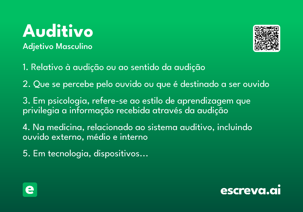 auditivo
