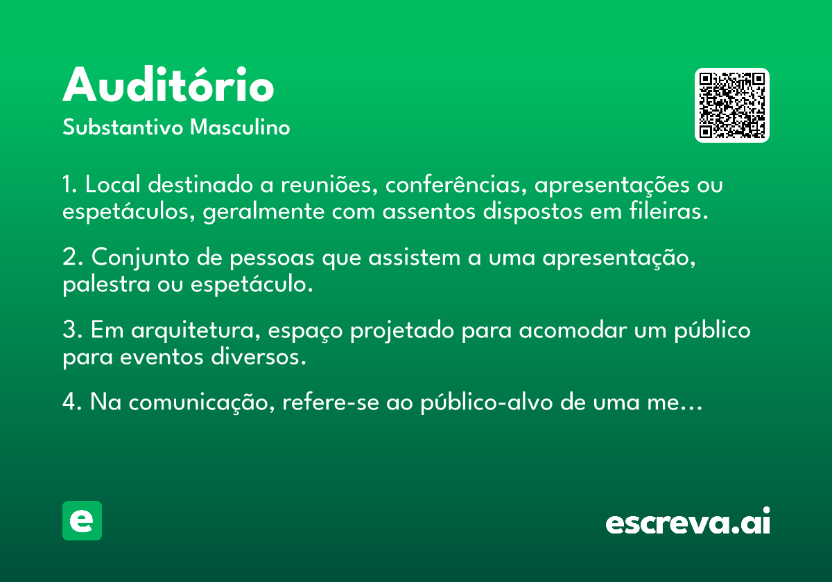 auditório