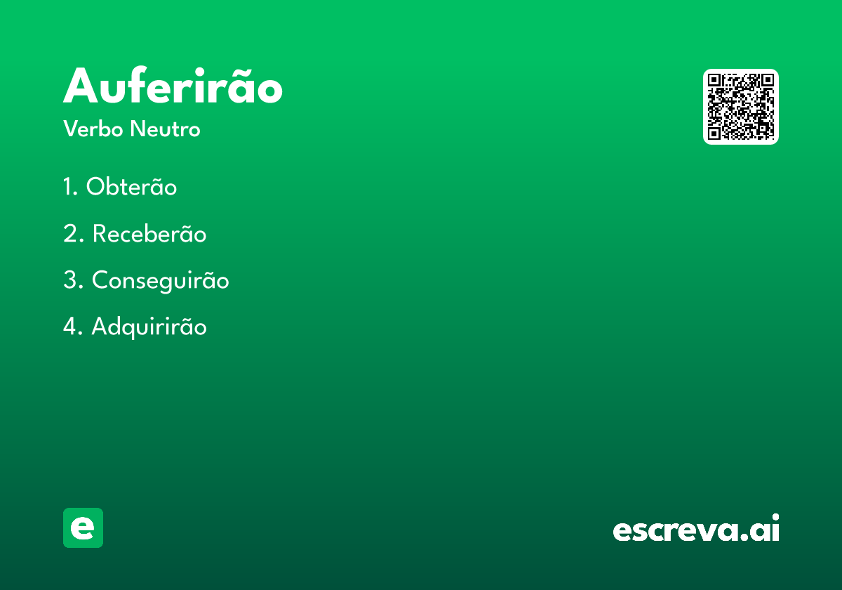 auferirão