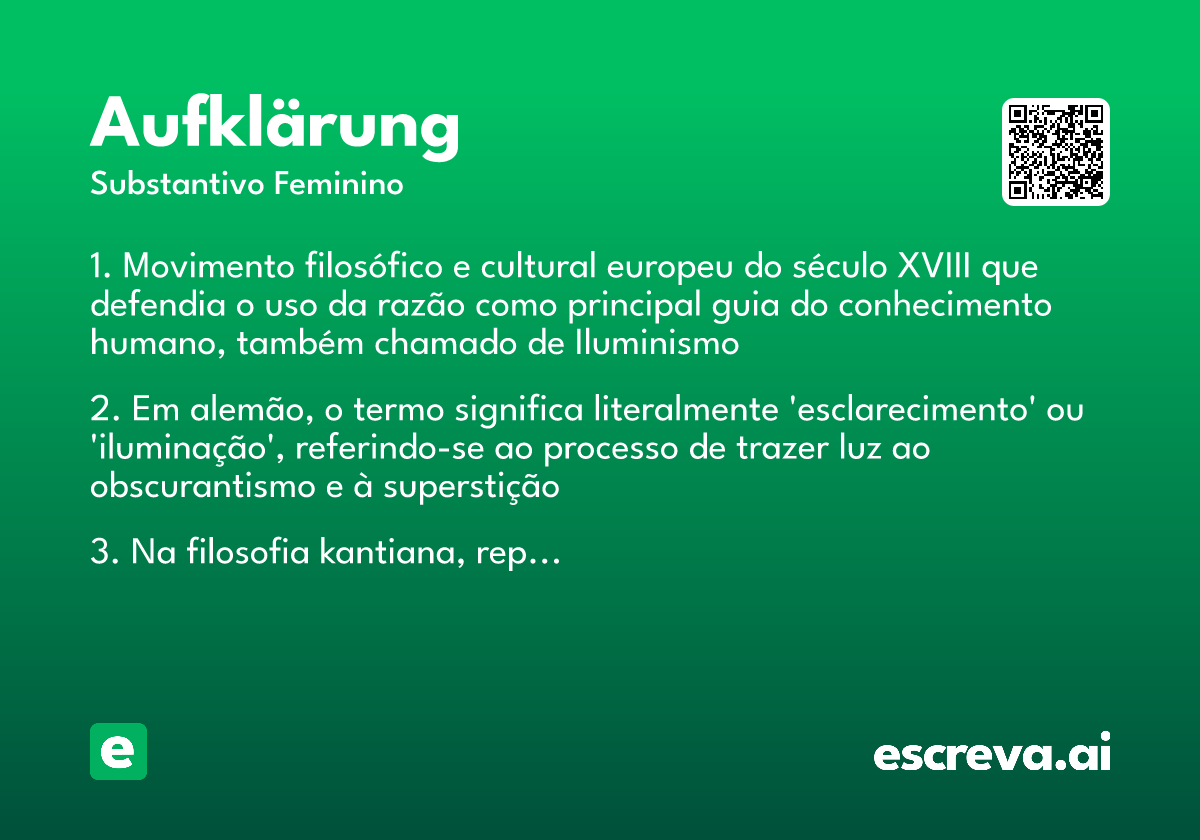 aufklärung