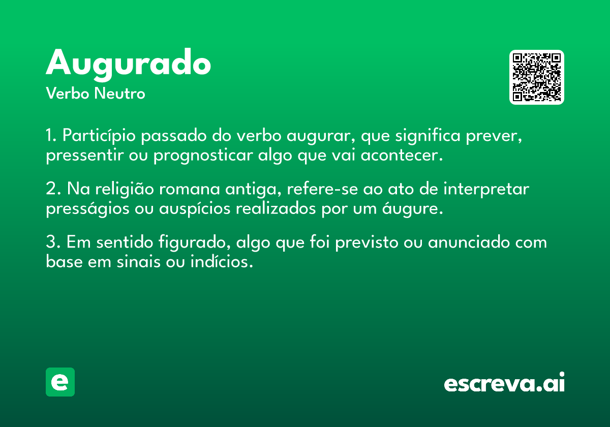 augurado