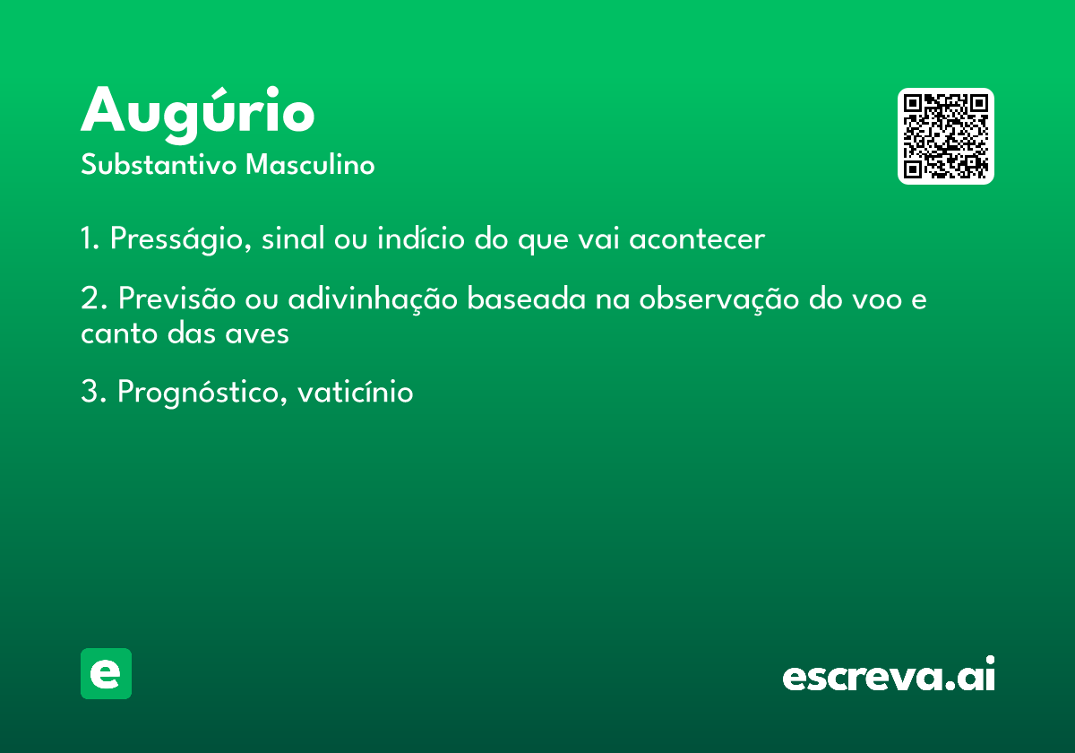 augúrio