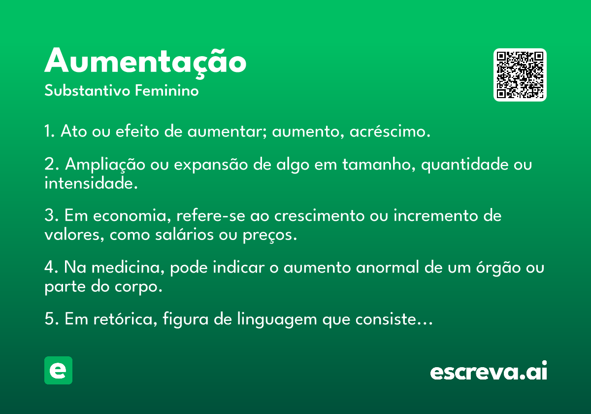 aumentação