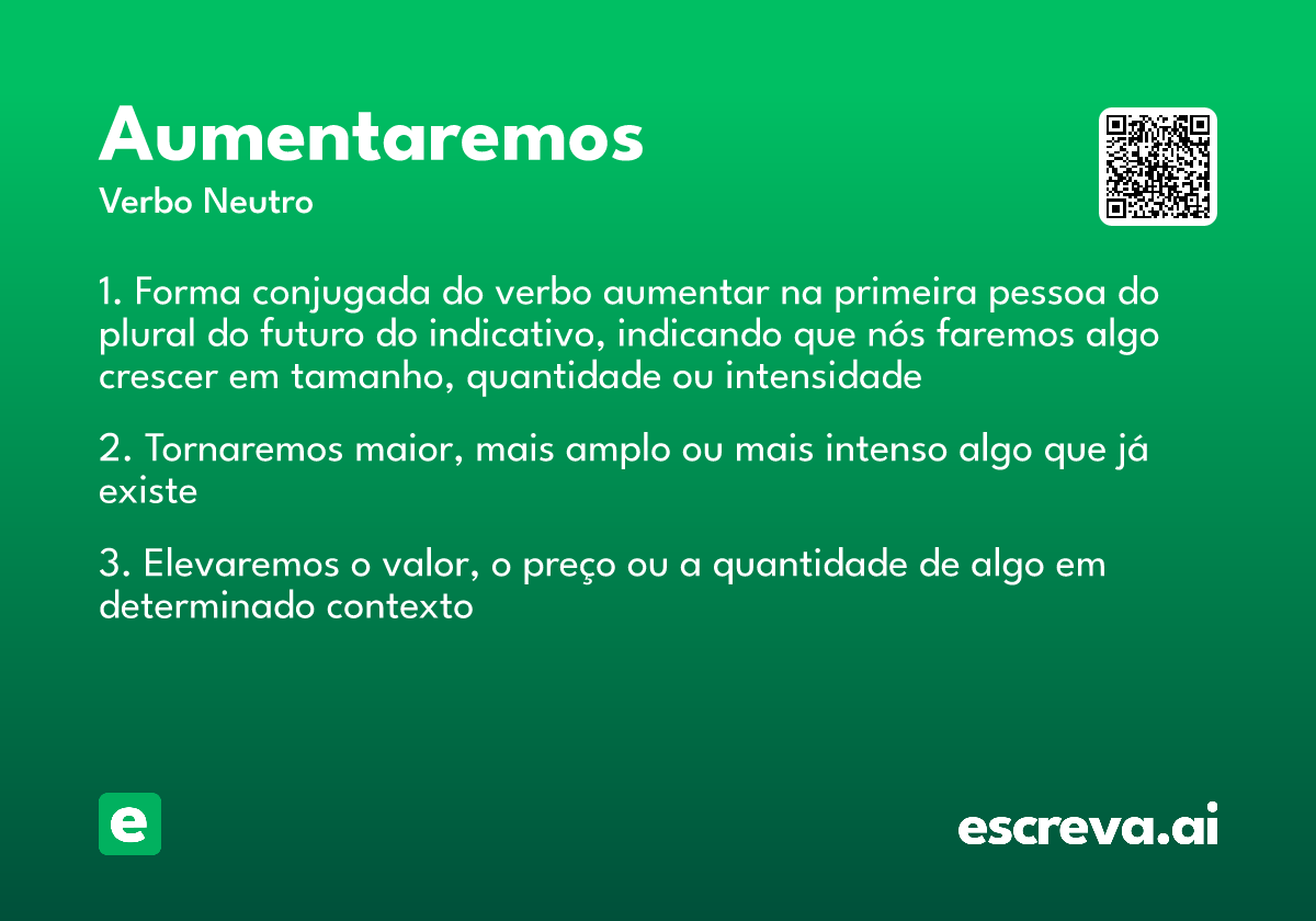 aumentaremos