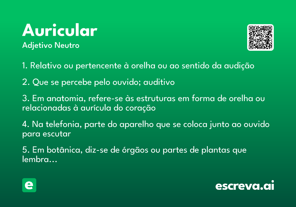 auricular