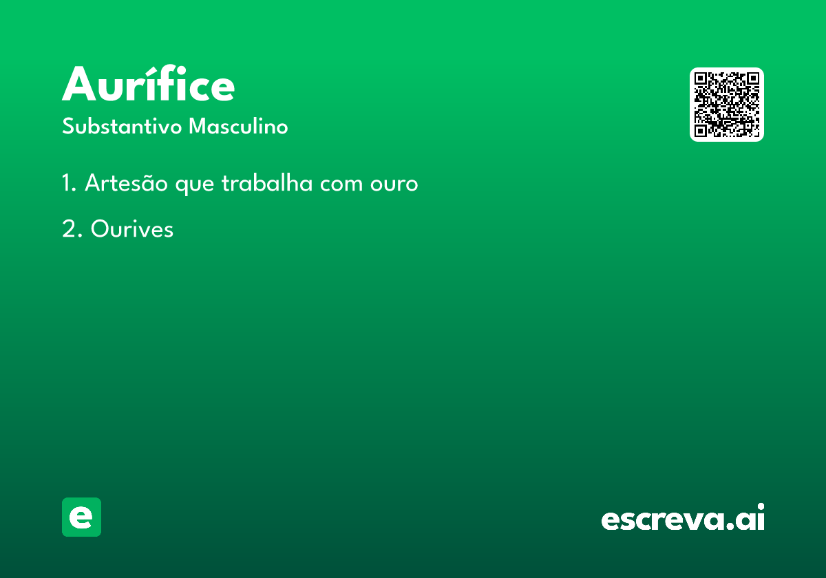 aurífice