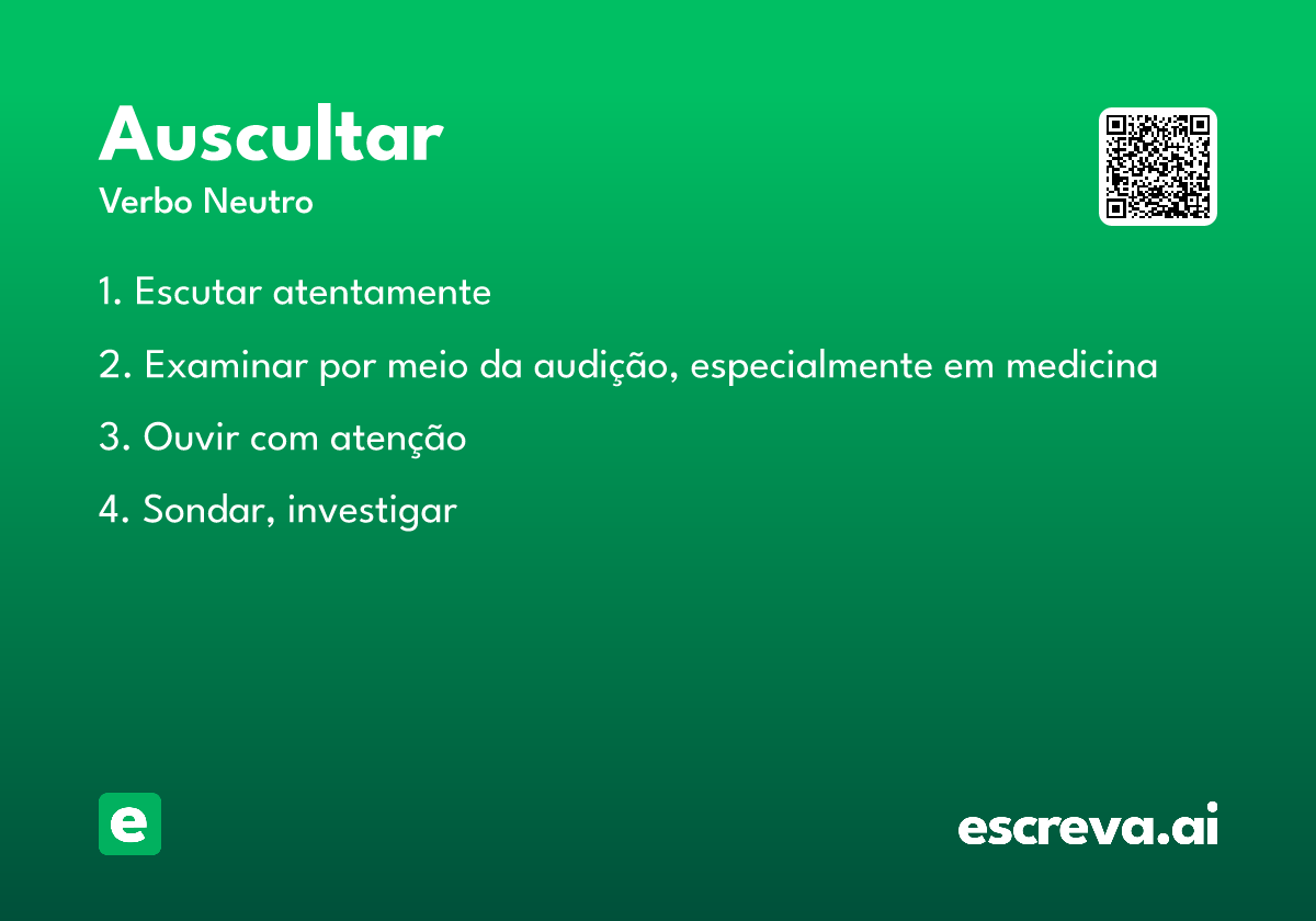 auscultar