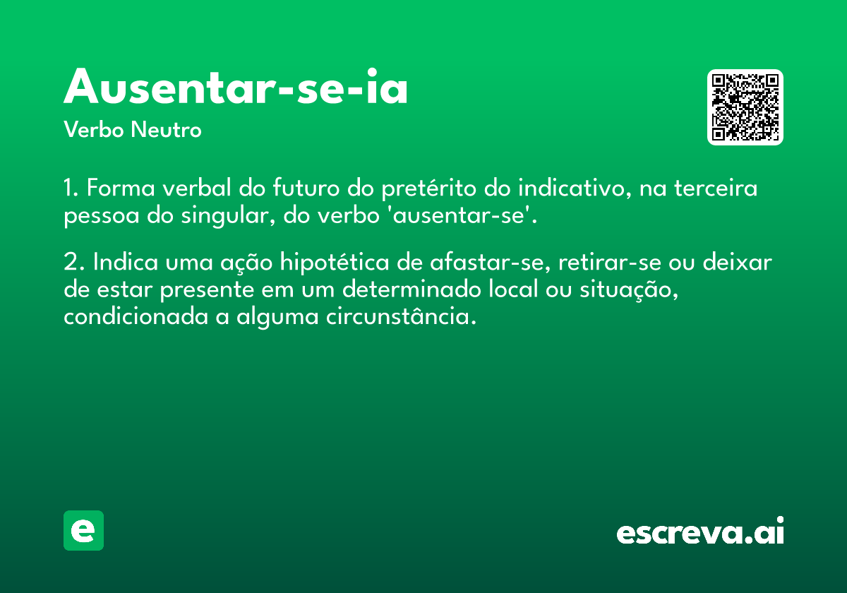 ausentar-se-ia