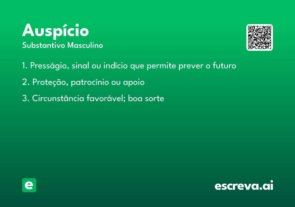 auspício