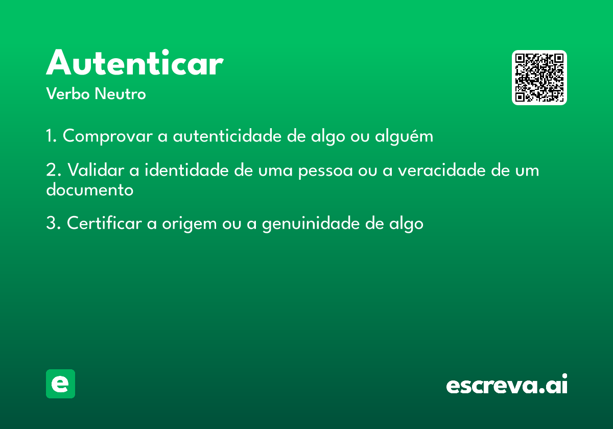 autenticar