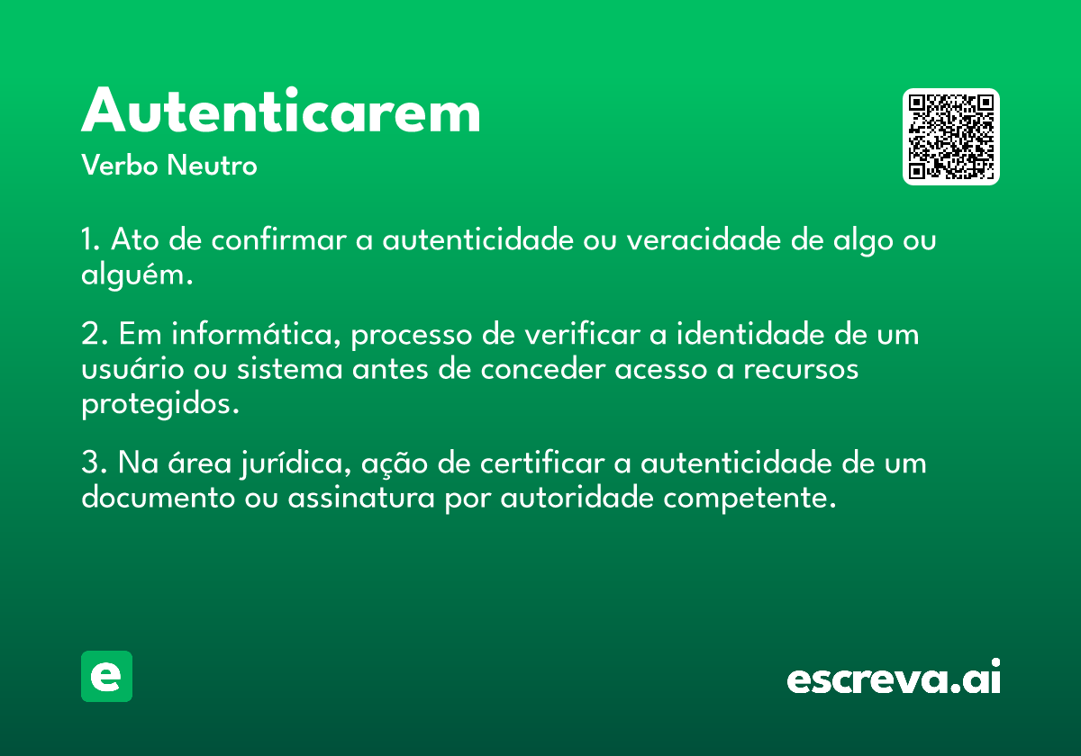 autenticarem