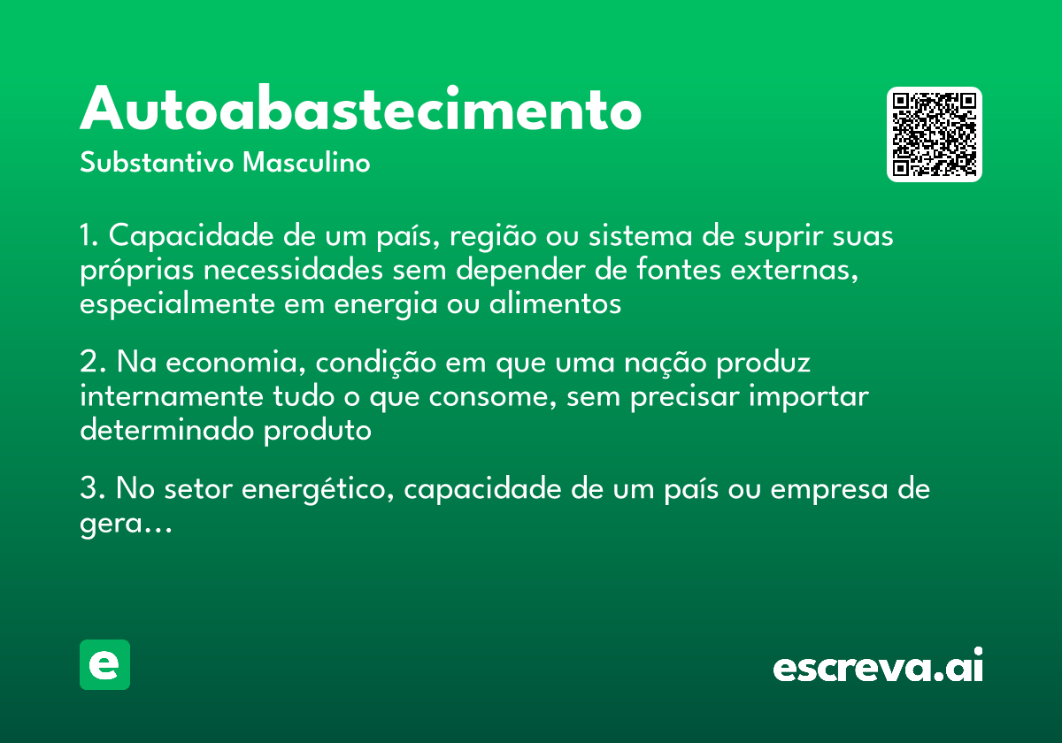 autoabastecimento