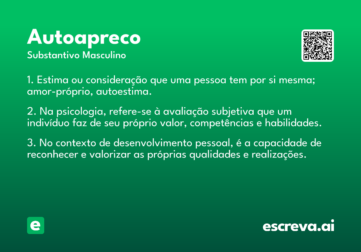 autoapreco