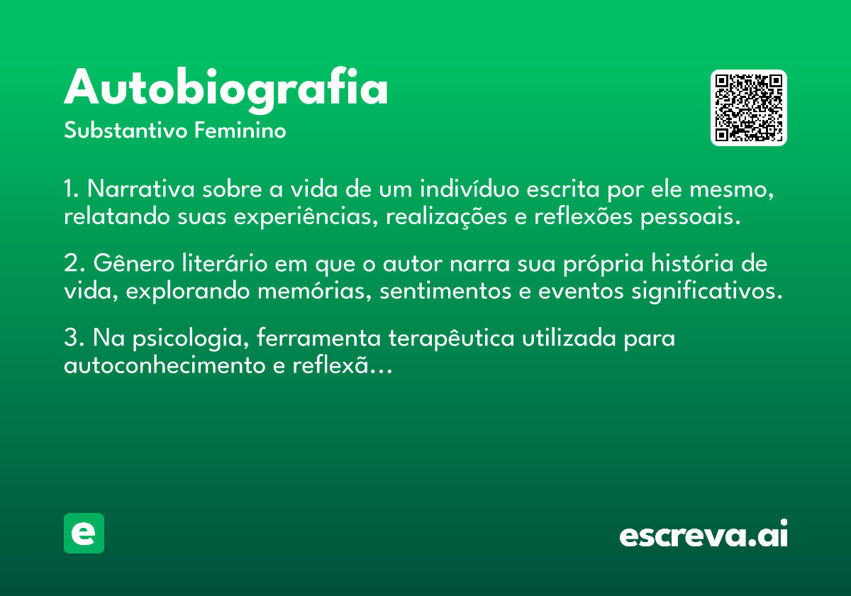 autobiografia
