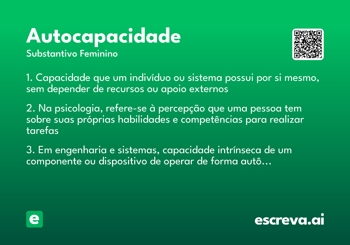 autocapacidade