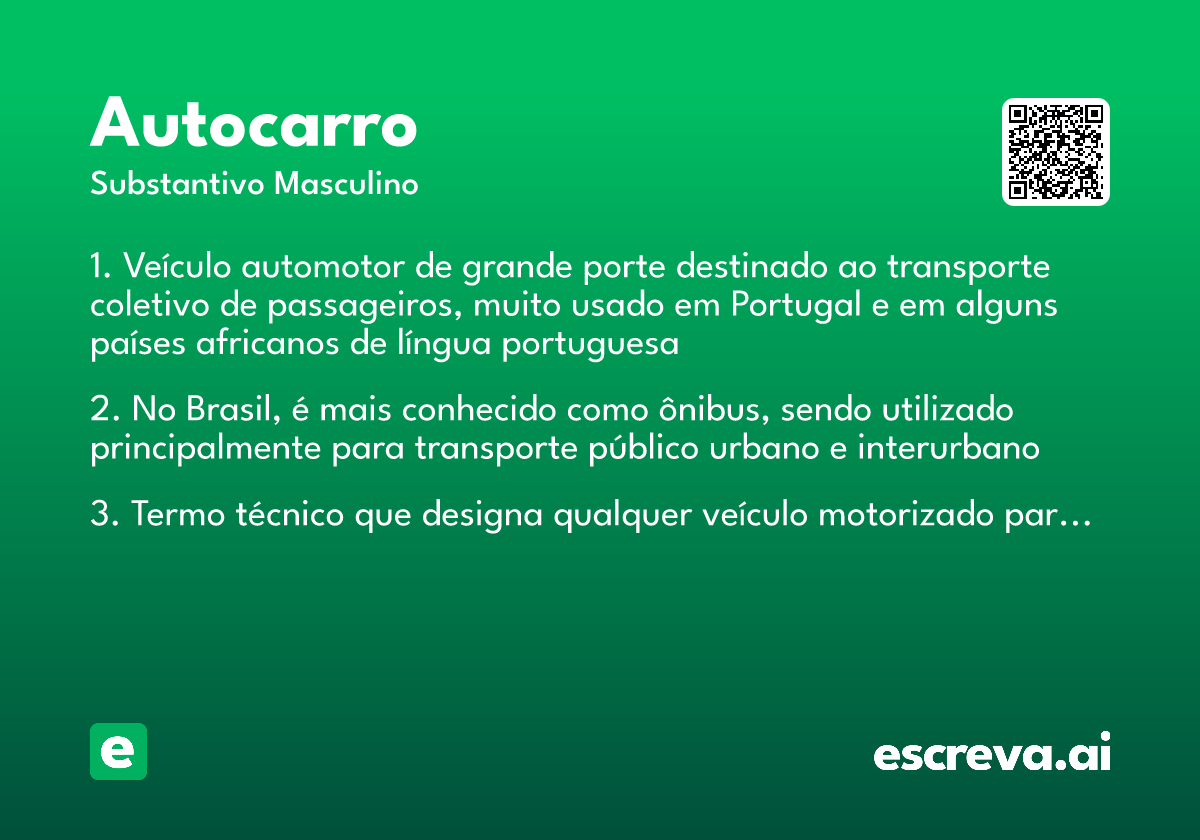 autocarro
