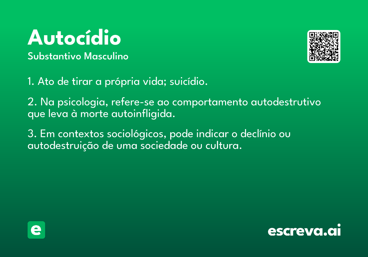 autocídio