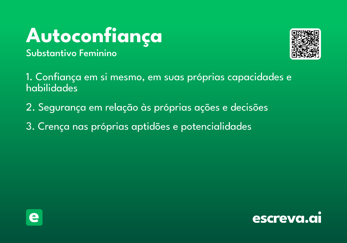 autoconfiança