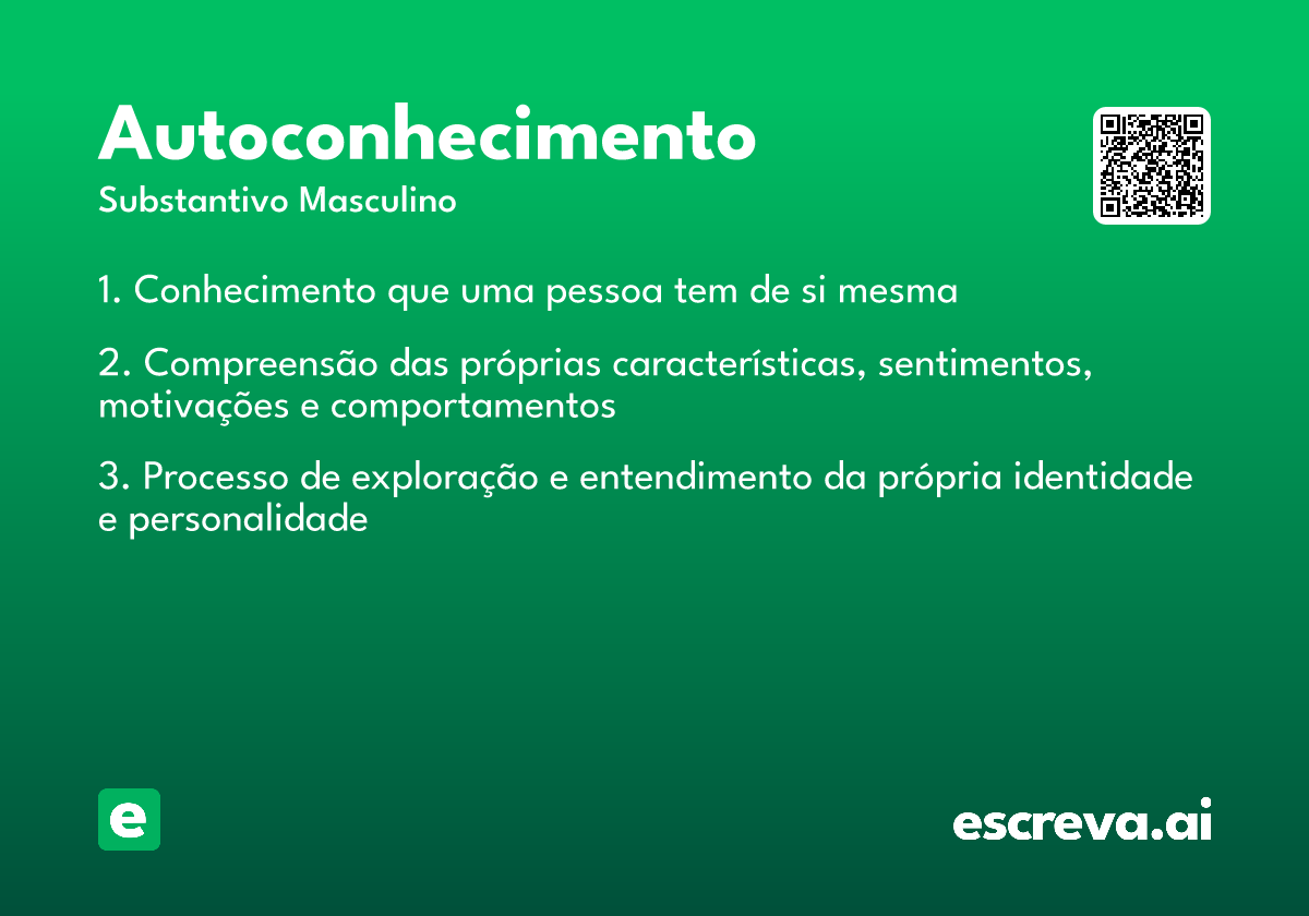 autoconhecimento