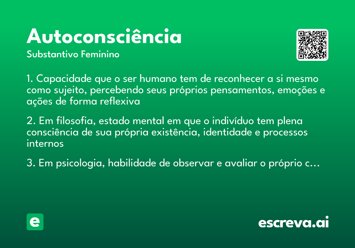 autoconsciência