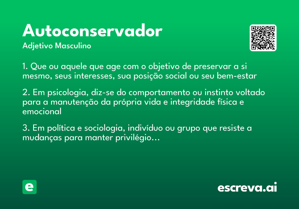 autoconservador