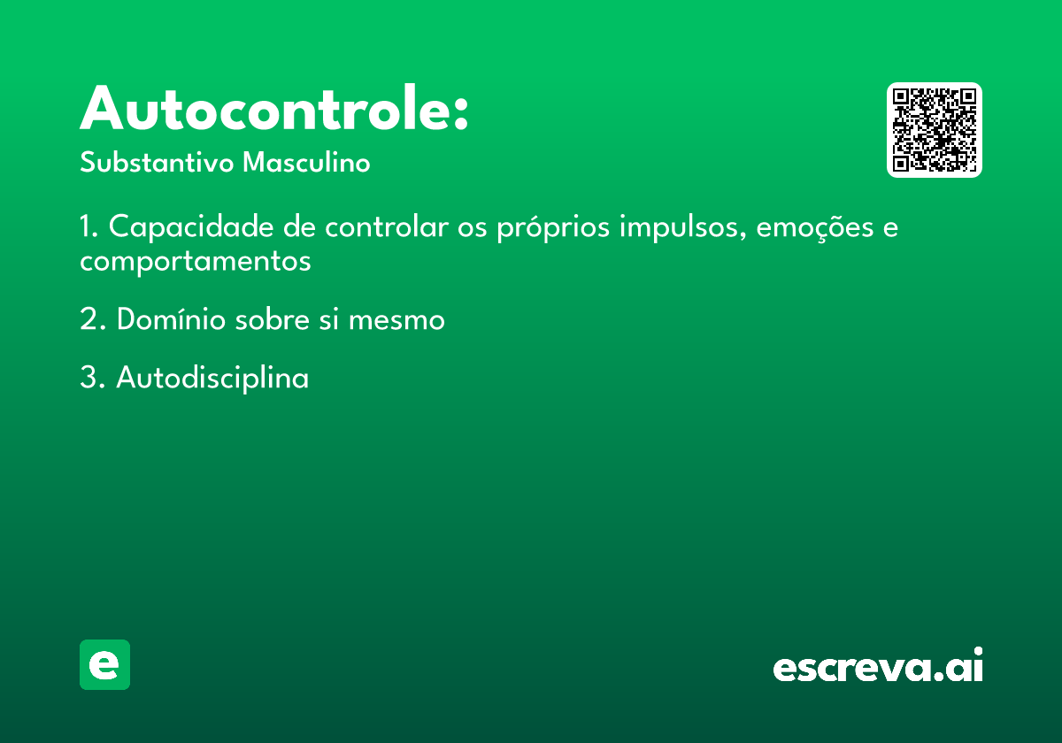 Autocontrole: