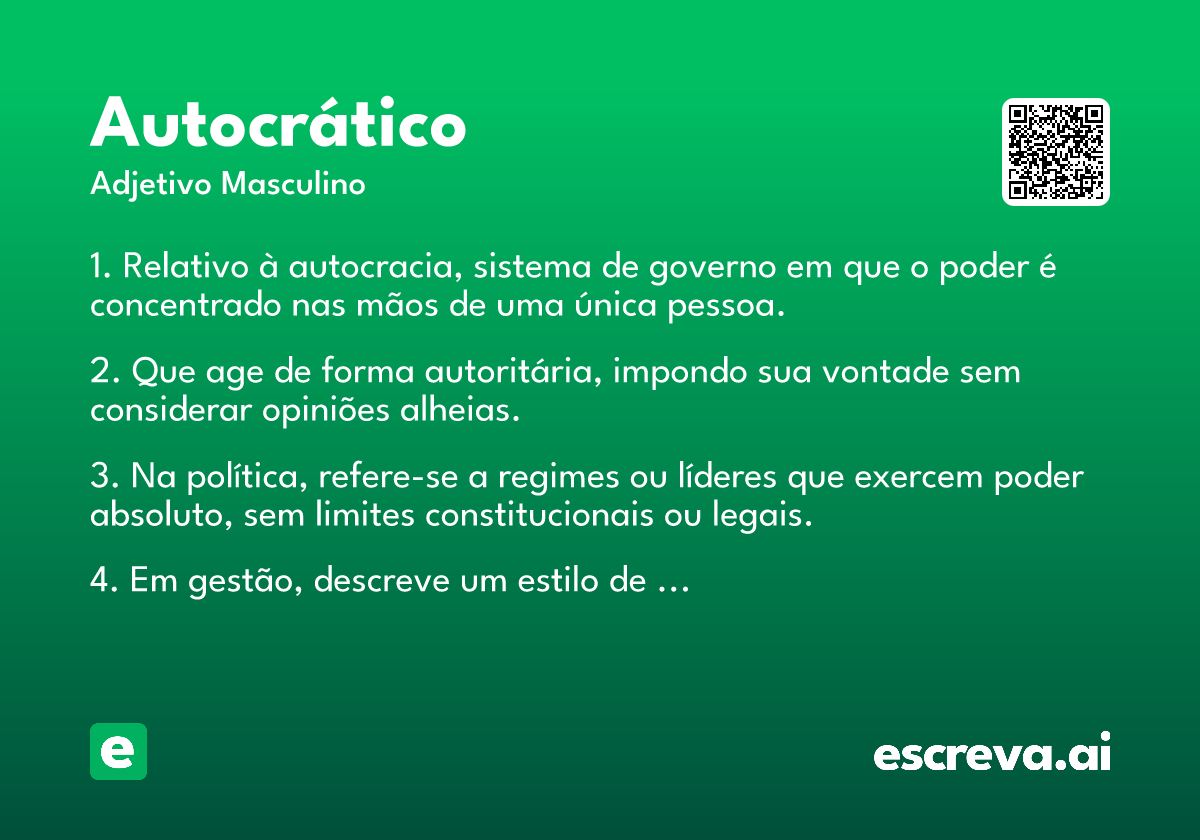 autocrático