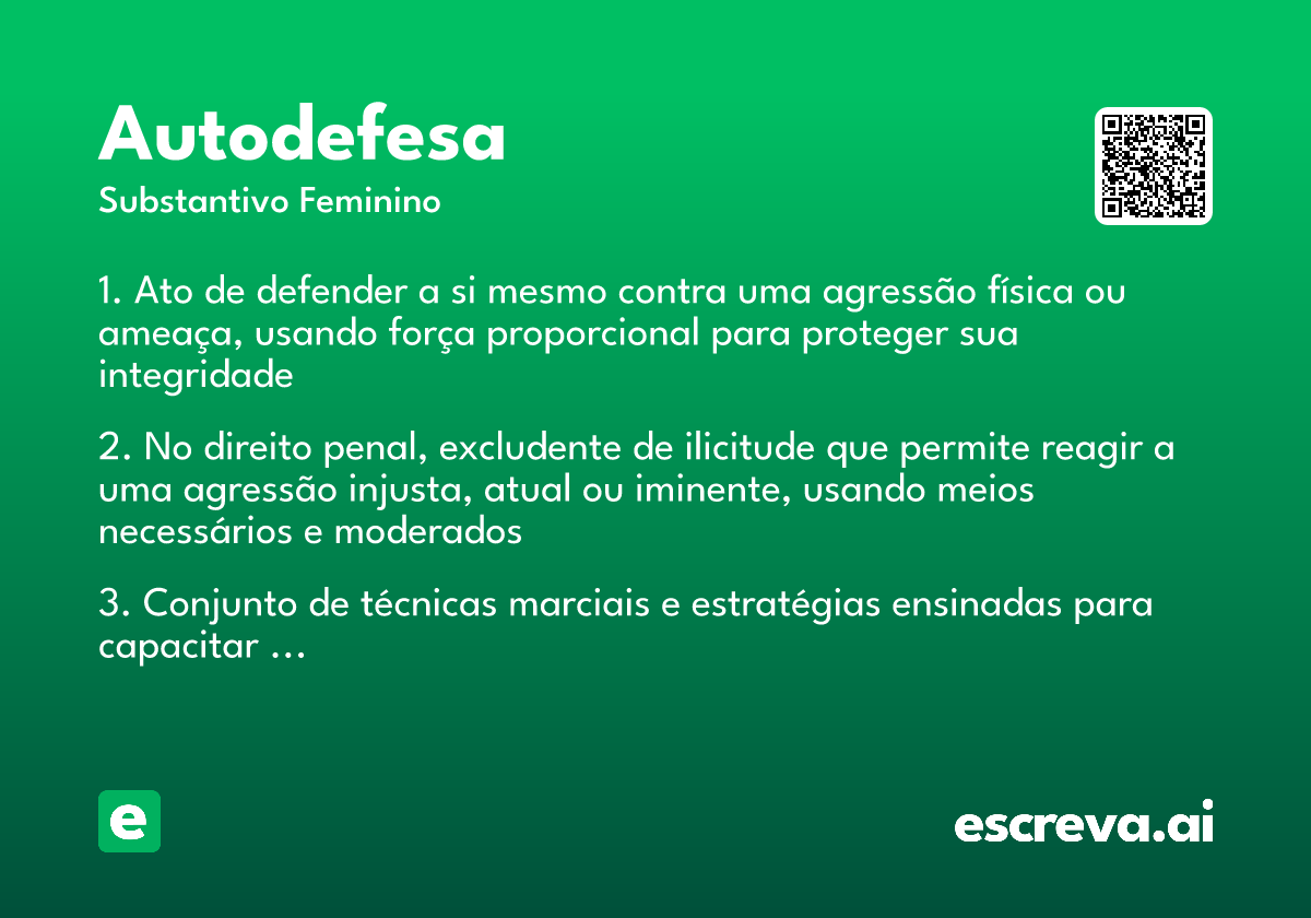 autodefesa