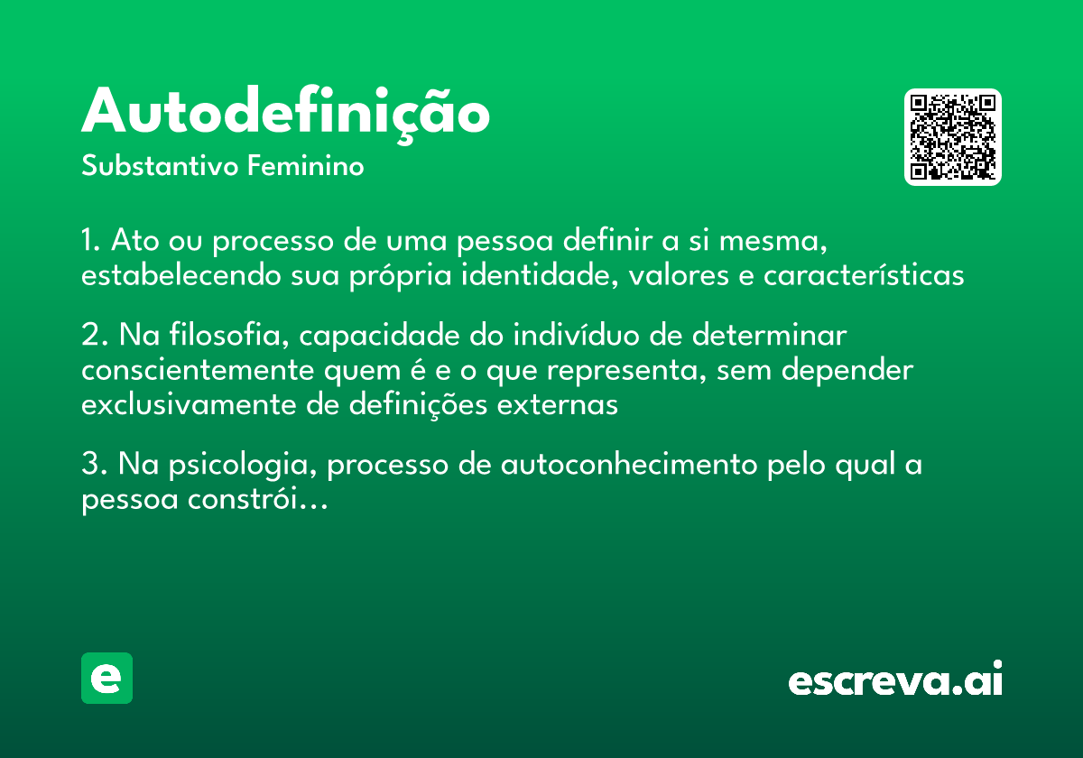 autodefinição
