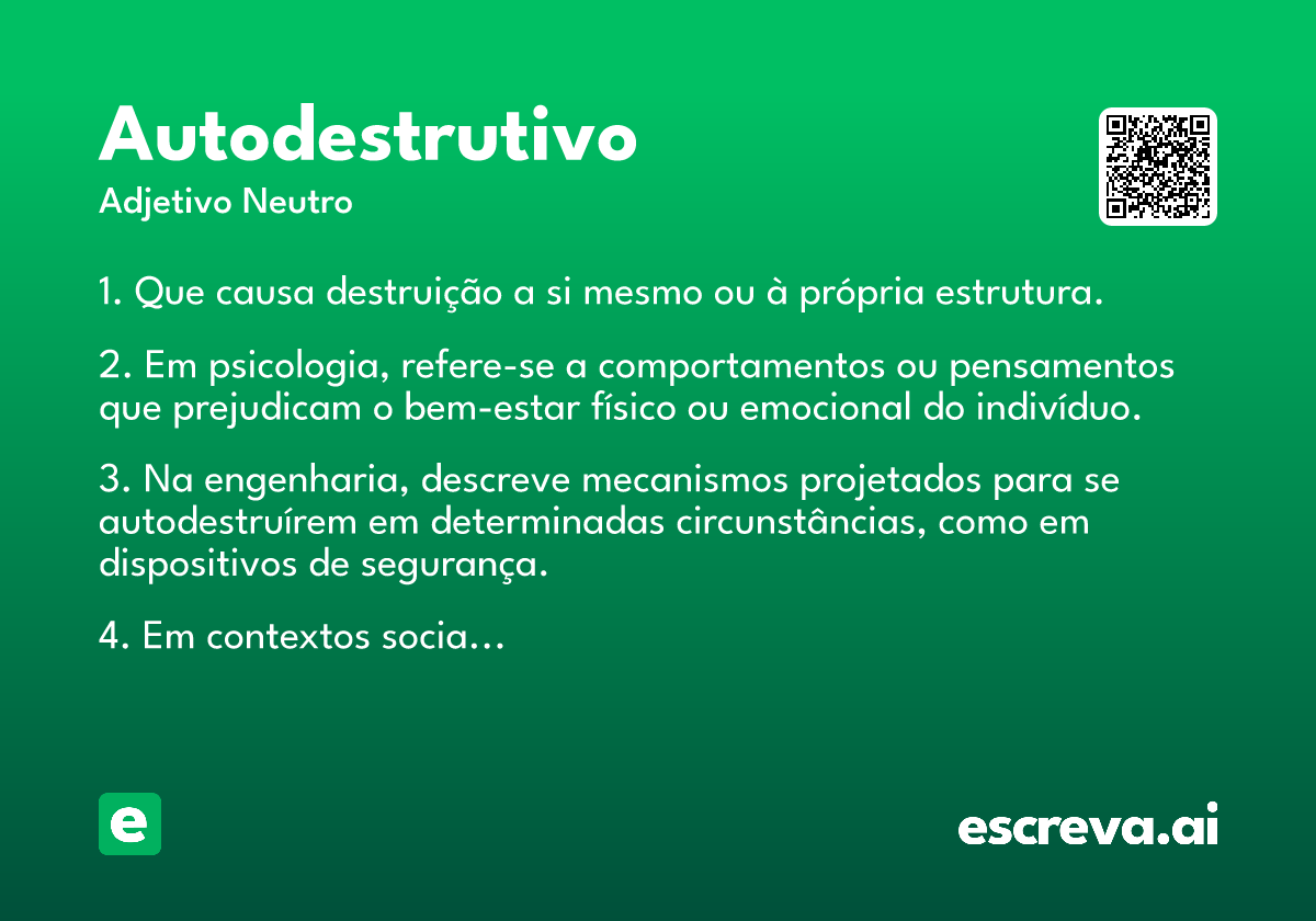 autodestrutivo