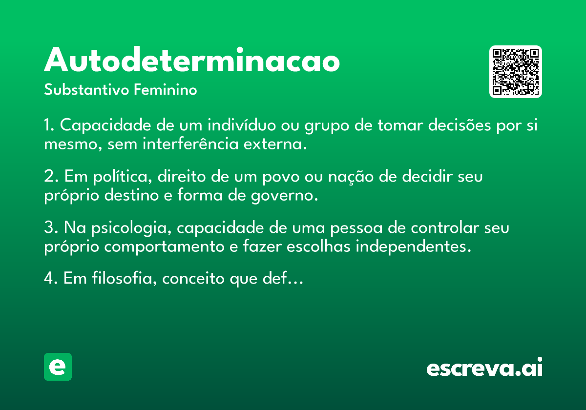 autodeterminacao
