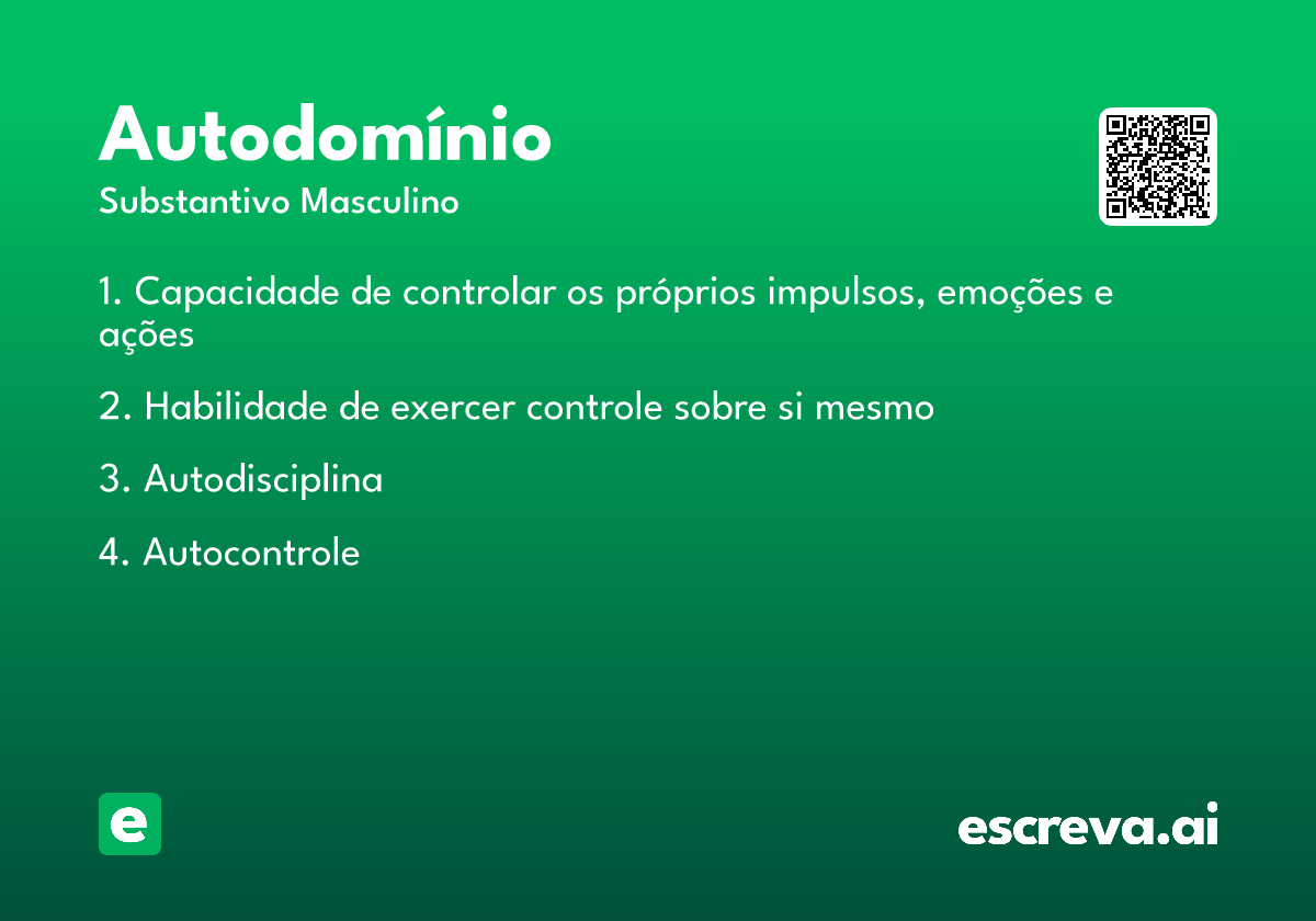 autodomínio