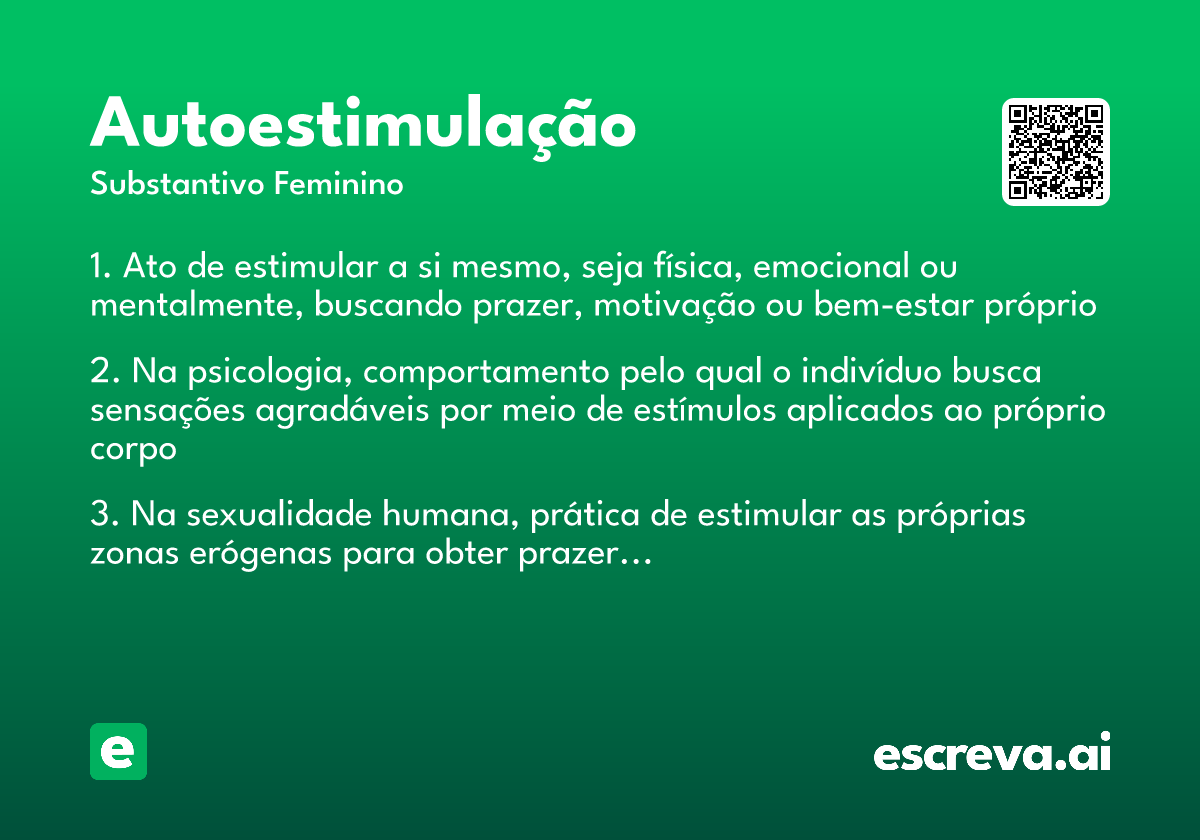 autoestimulação