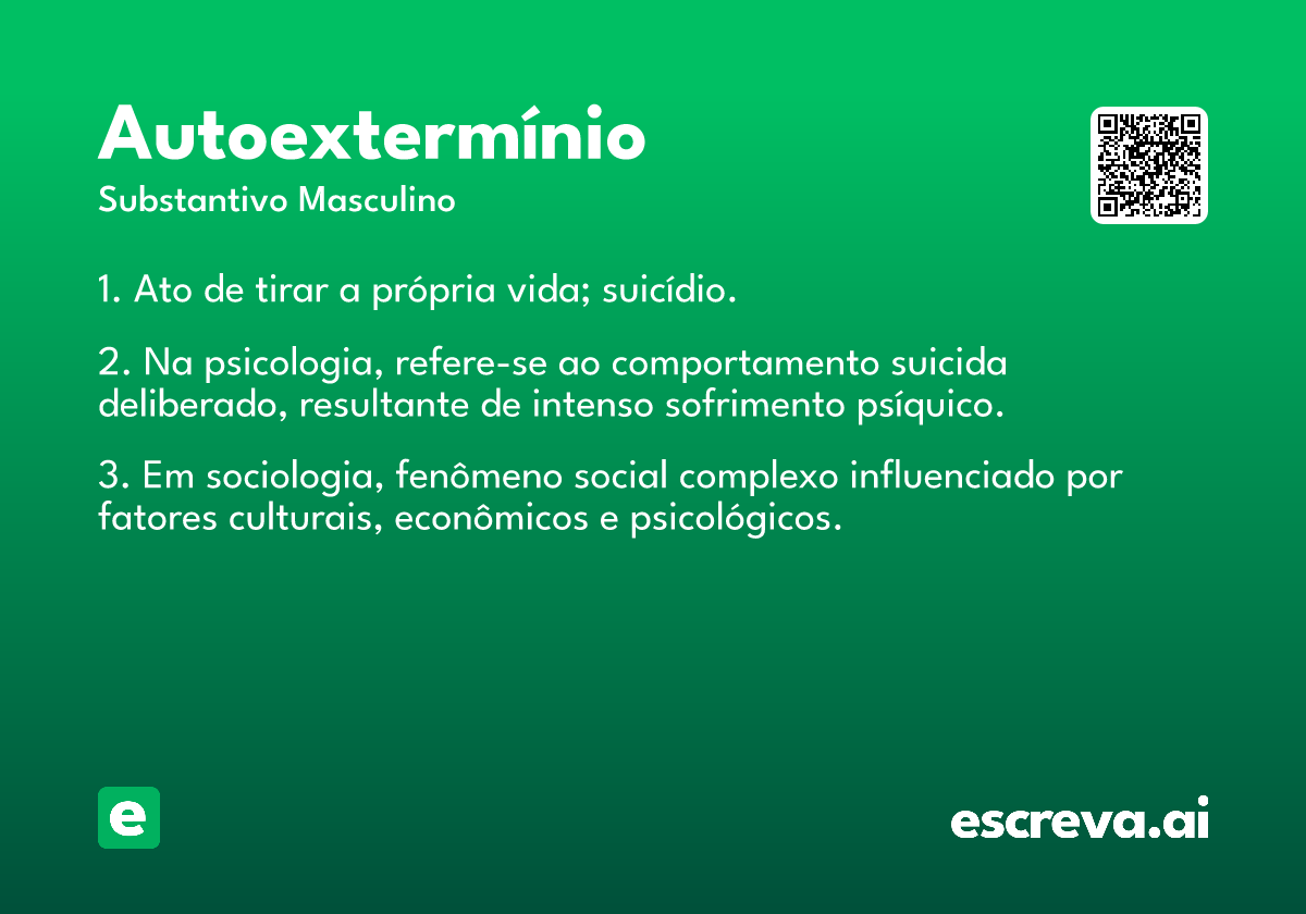 autoextermínio