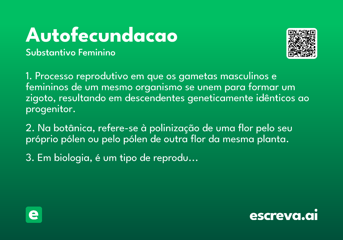autofecundacao