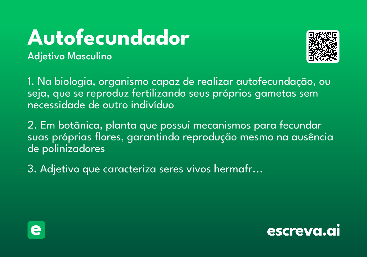 autofecundador