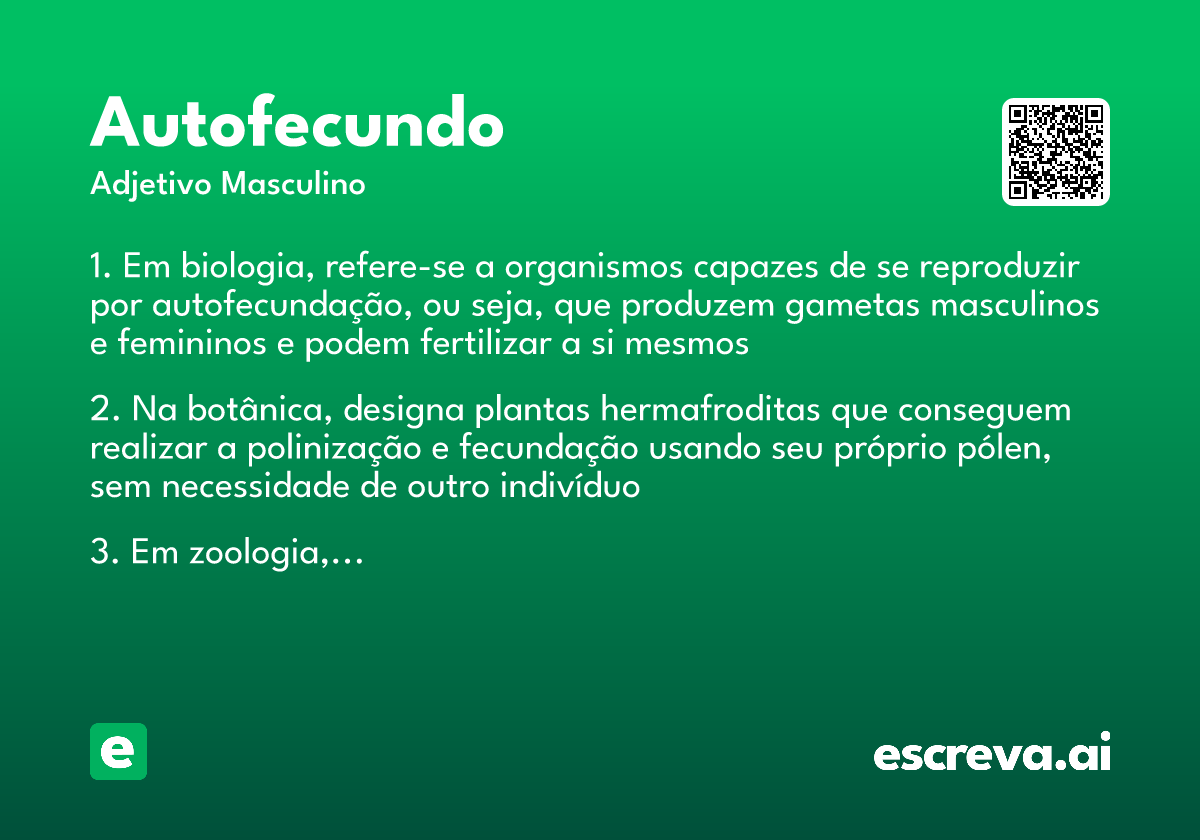 autofecundo