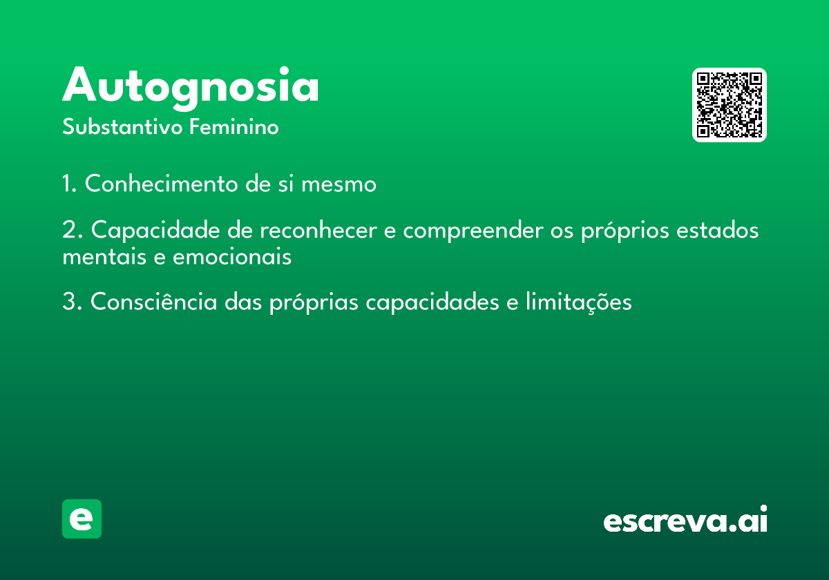 autognosia