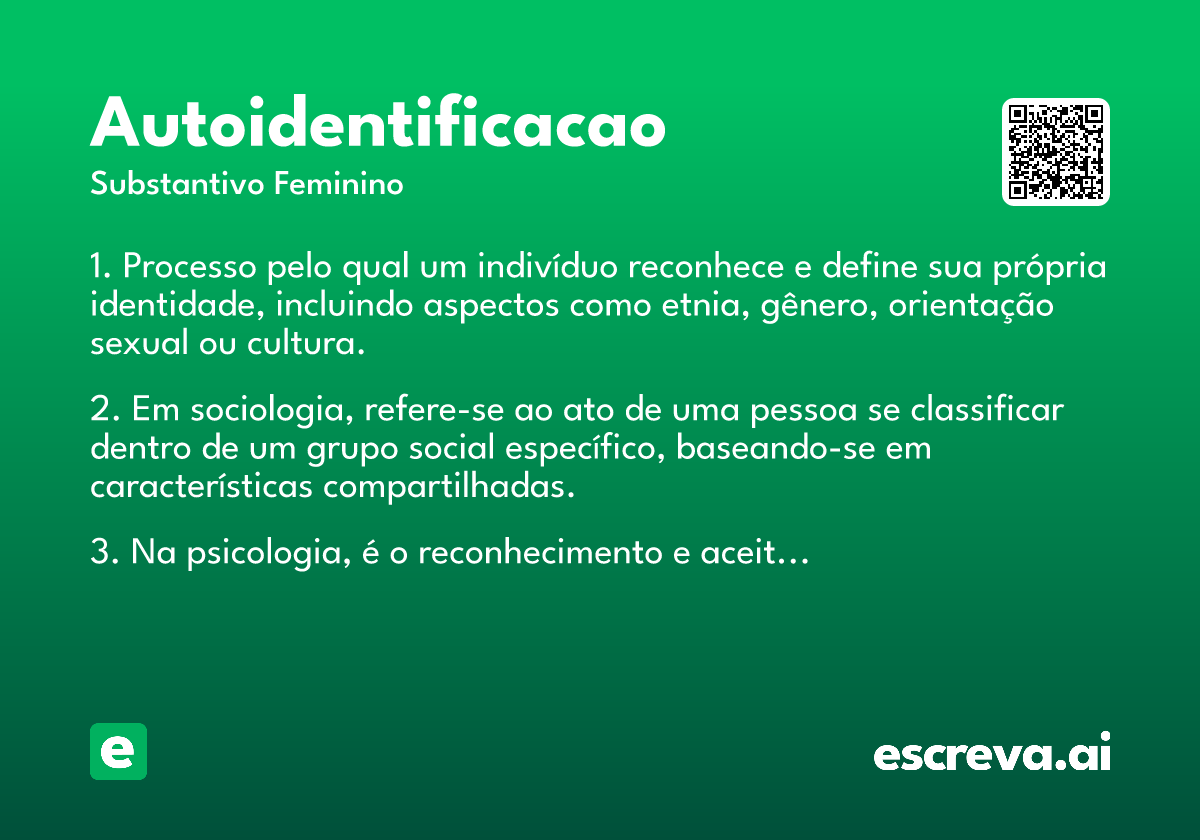 autoidentificacao