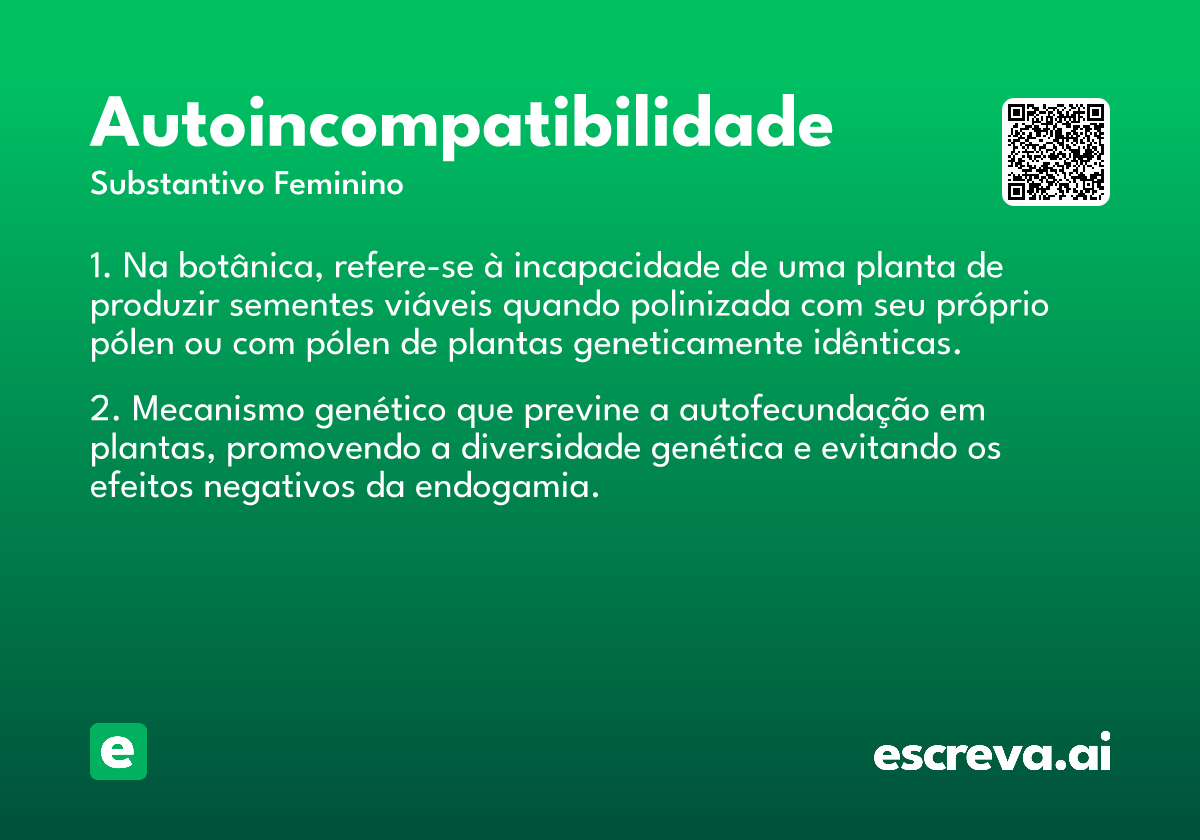 autoincompatibilidade
