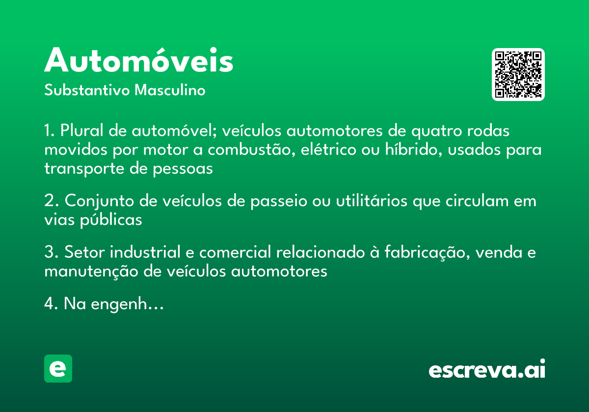 automóveis