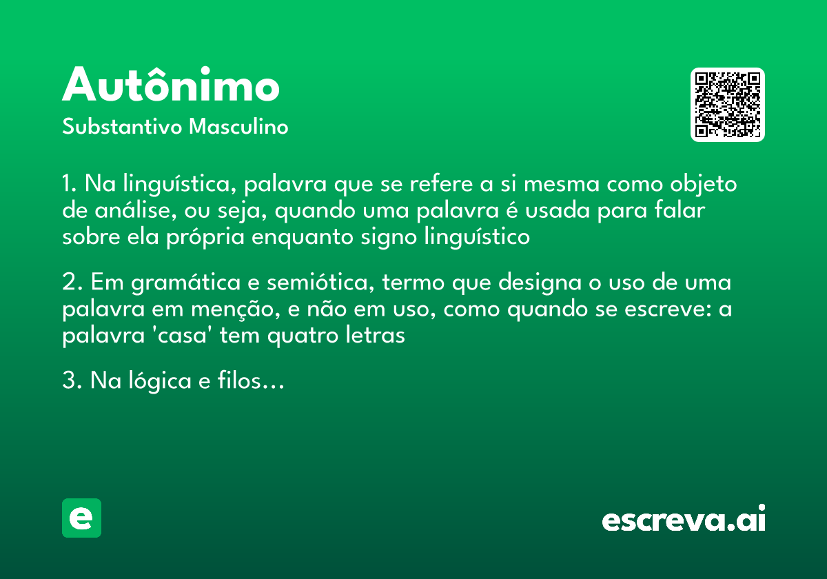autônimo