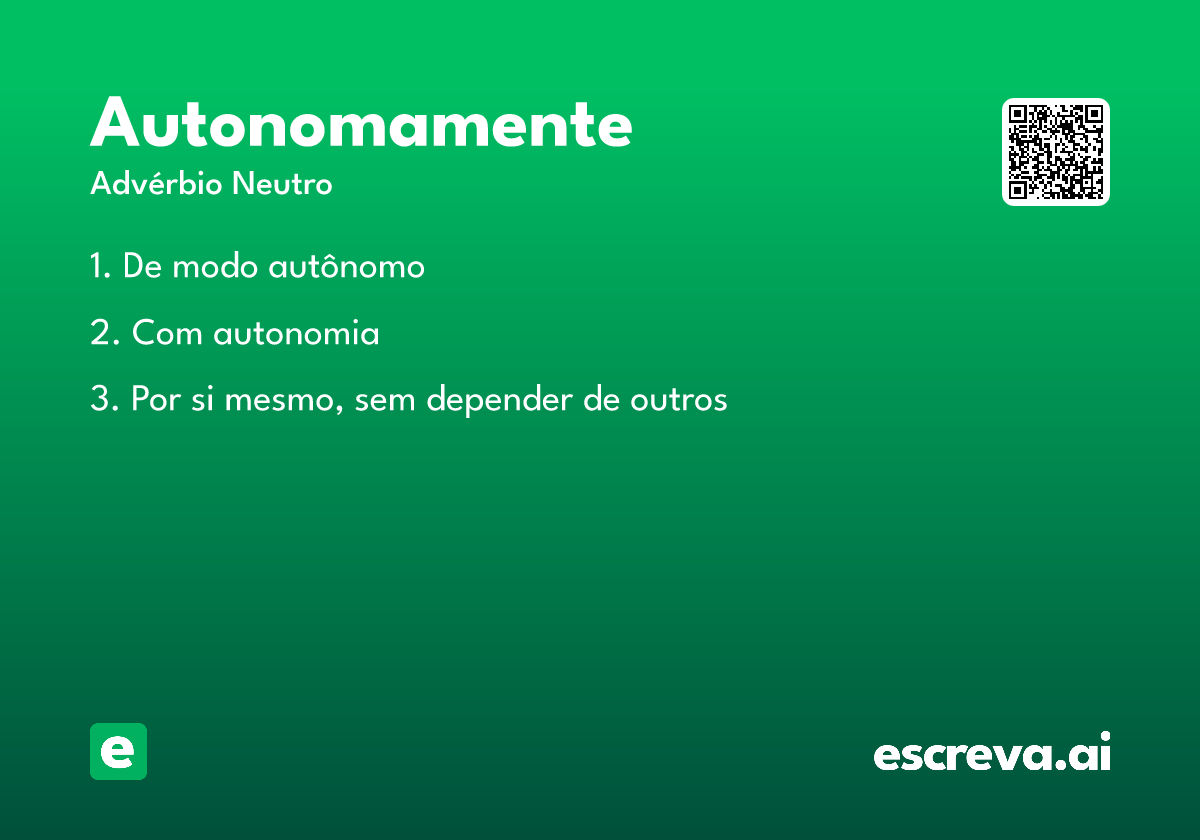 autonomamente