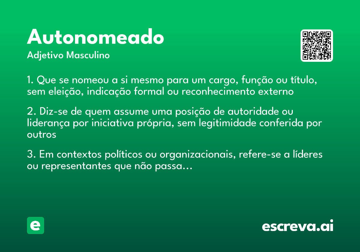 autonomeado