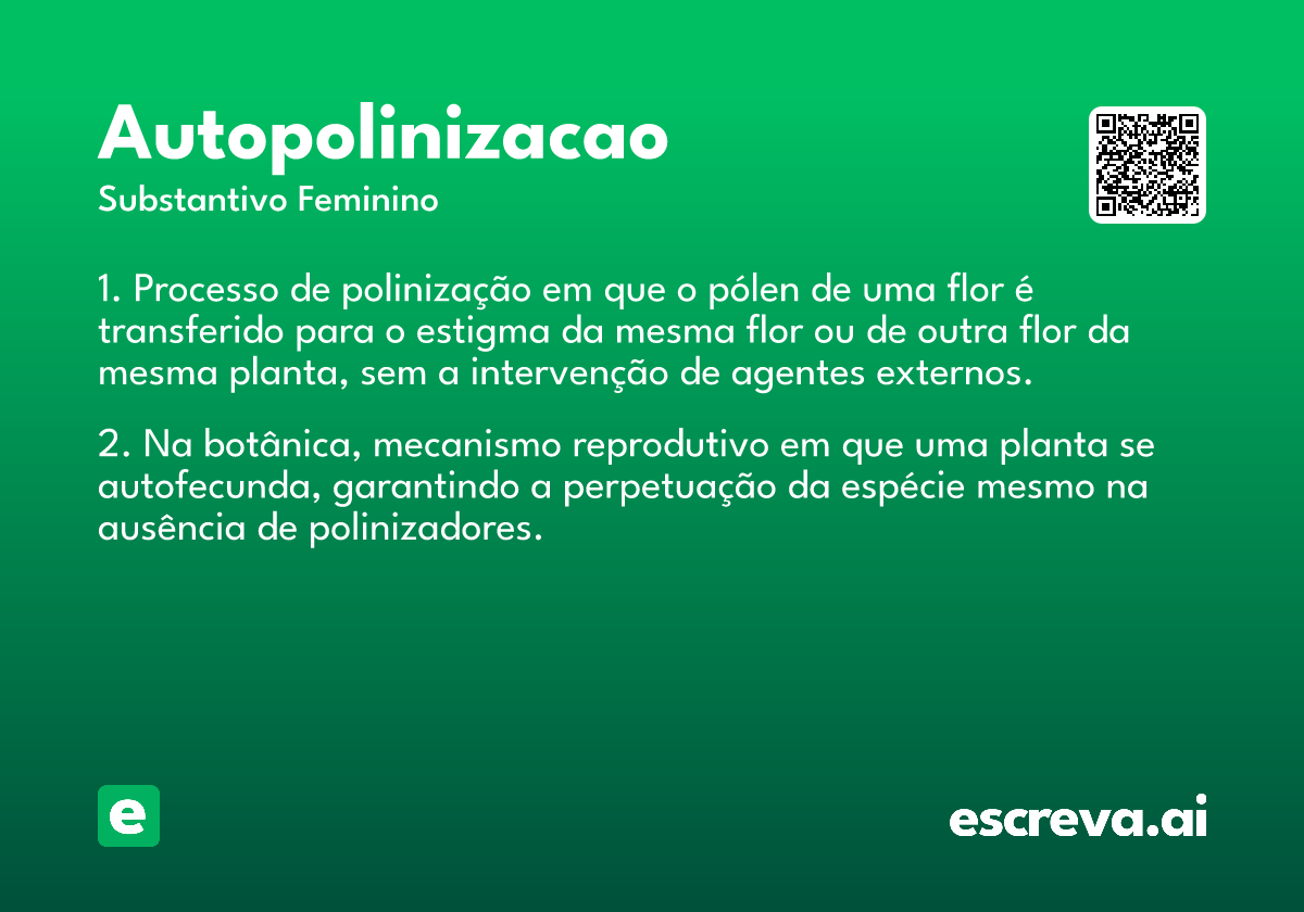 autopolinizacao