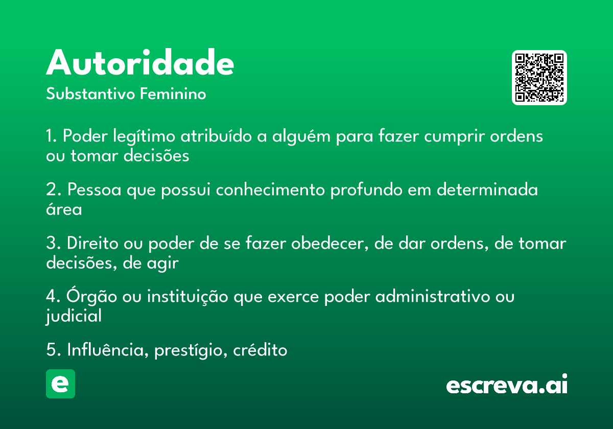 autoridade