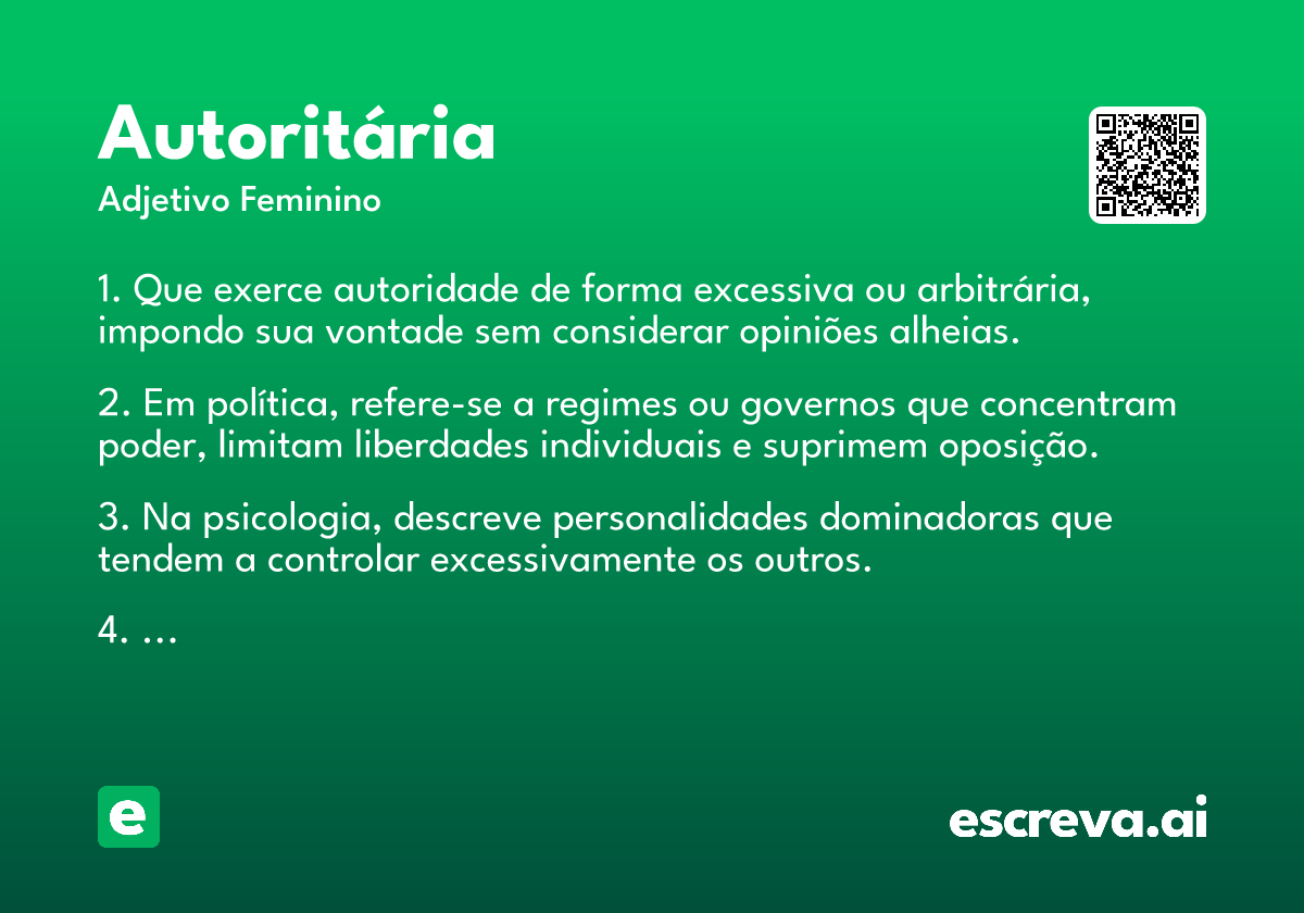autoritária