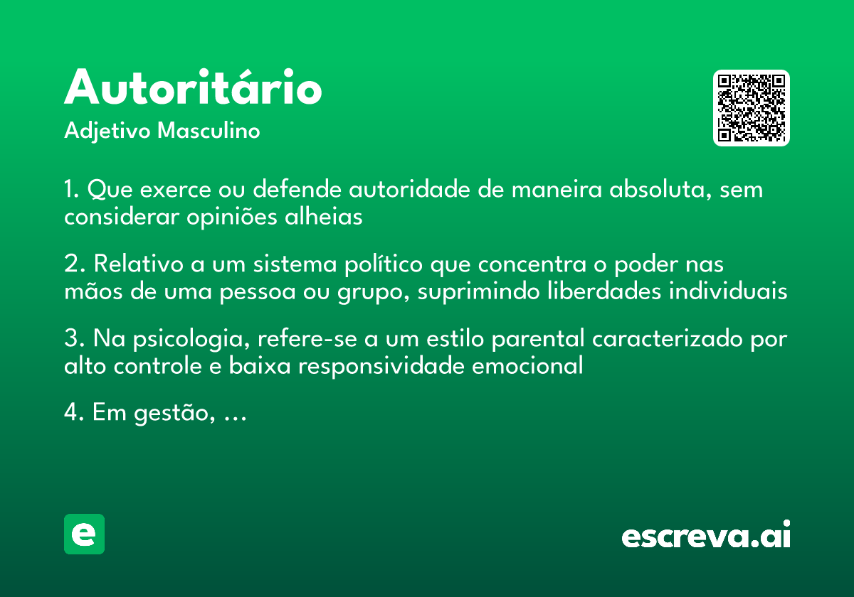 autoritário