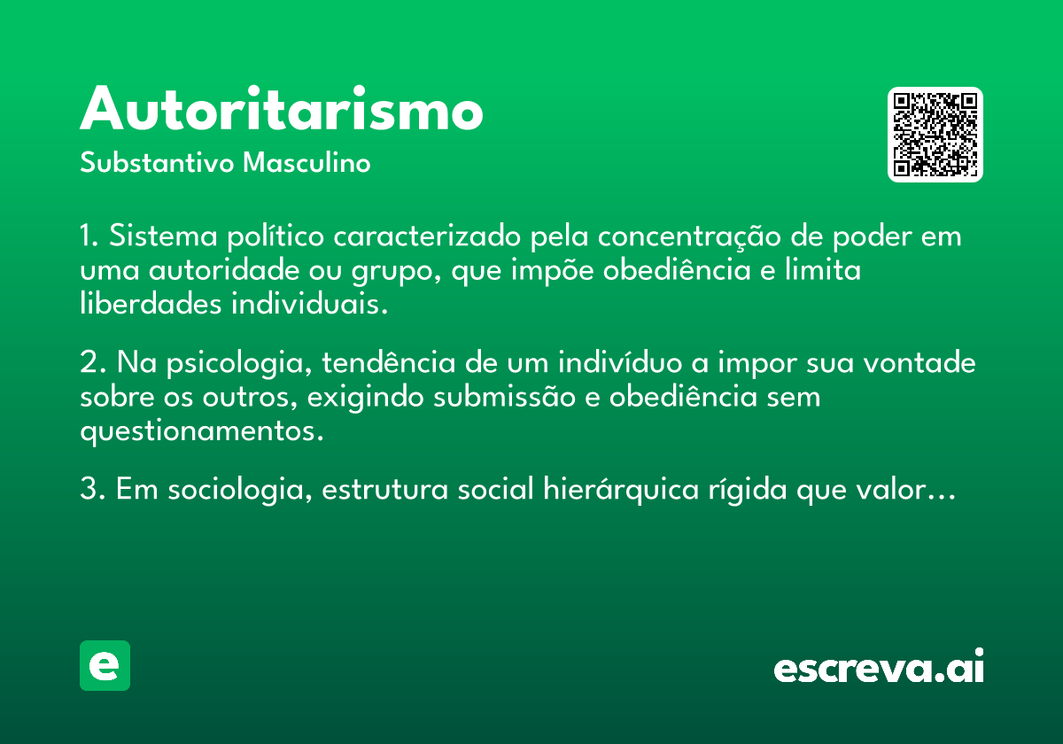 autoritarismo