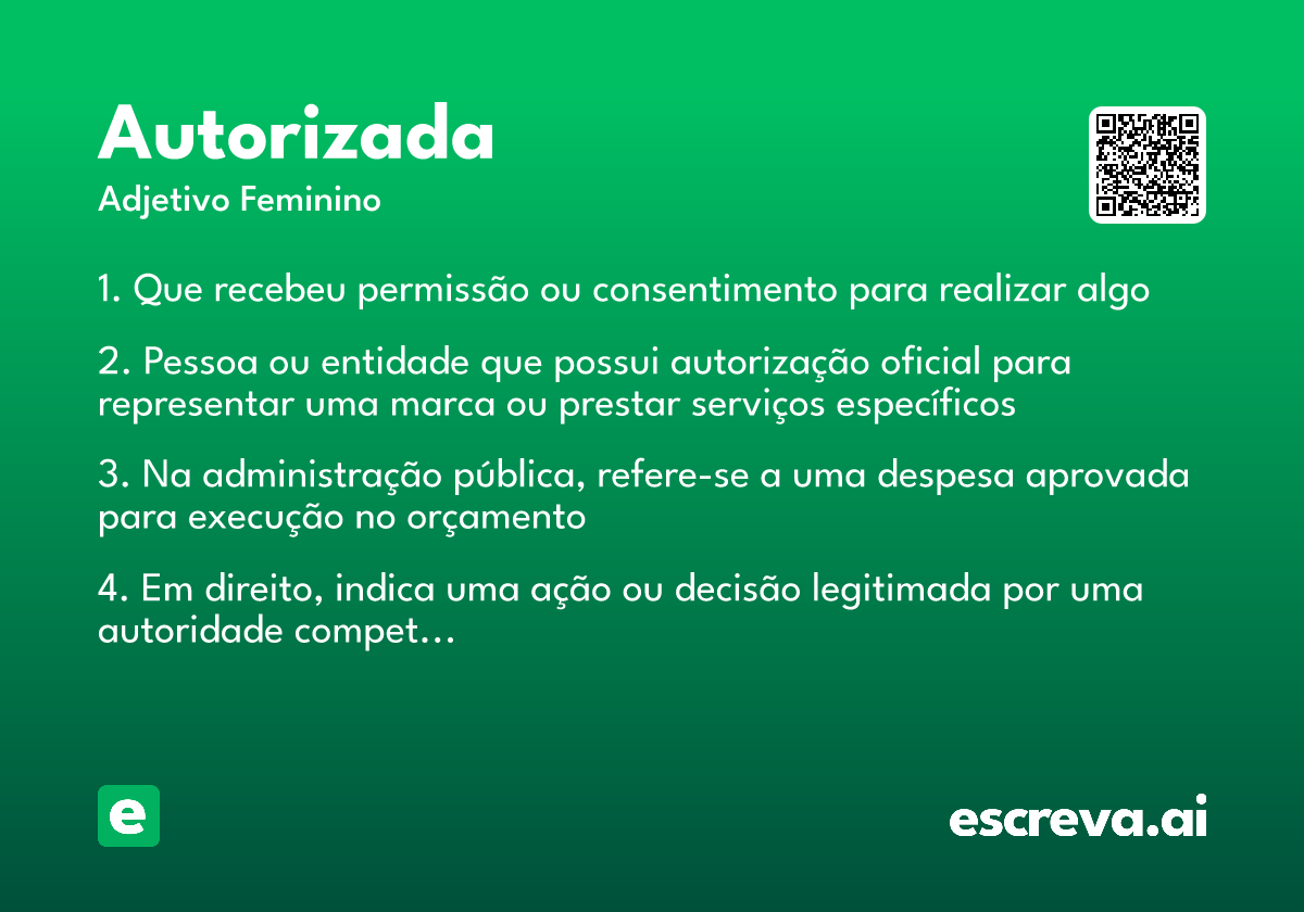 autorizada